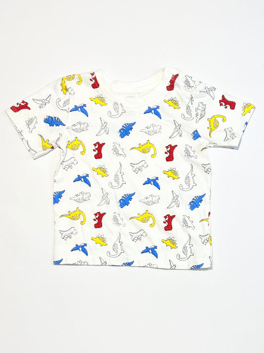 White dinos tee - Size 1