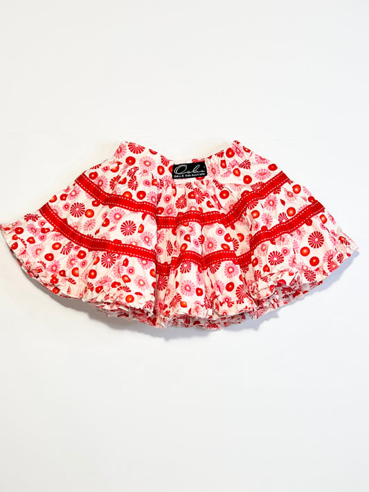 Floral twirling skirt - Size 6-18 months