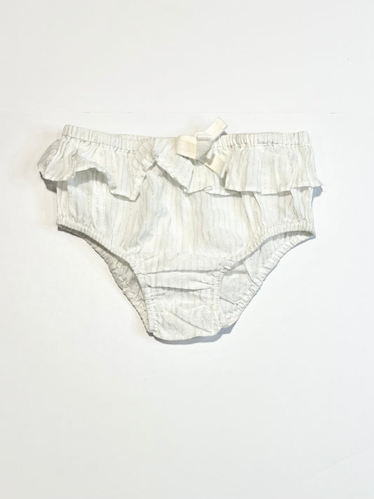Sparkle ruffle nappy cover - Size 1