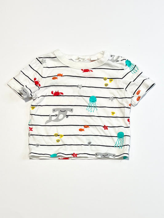 Sea creatures tee - Size 000