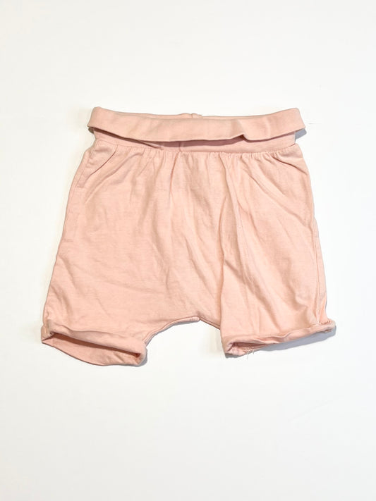 Pink jersey shorts - Size 1