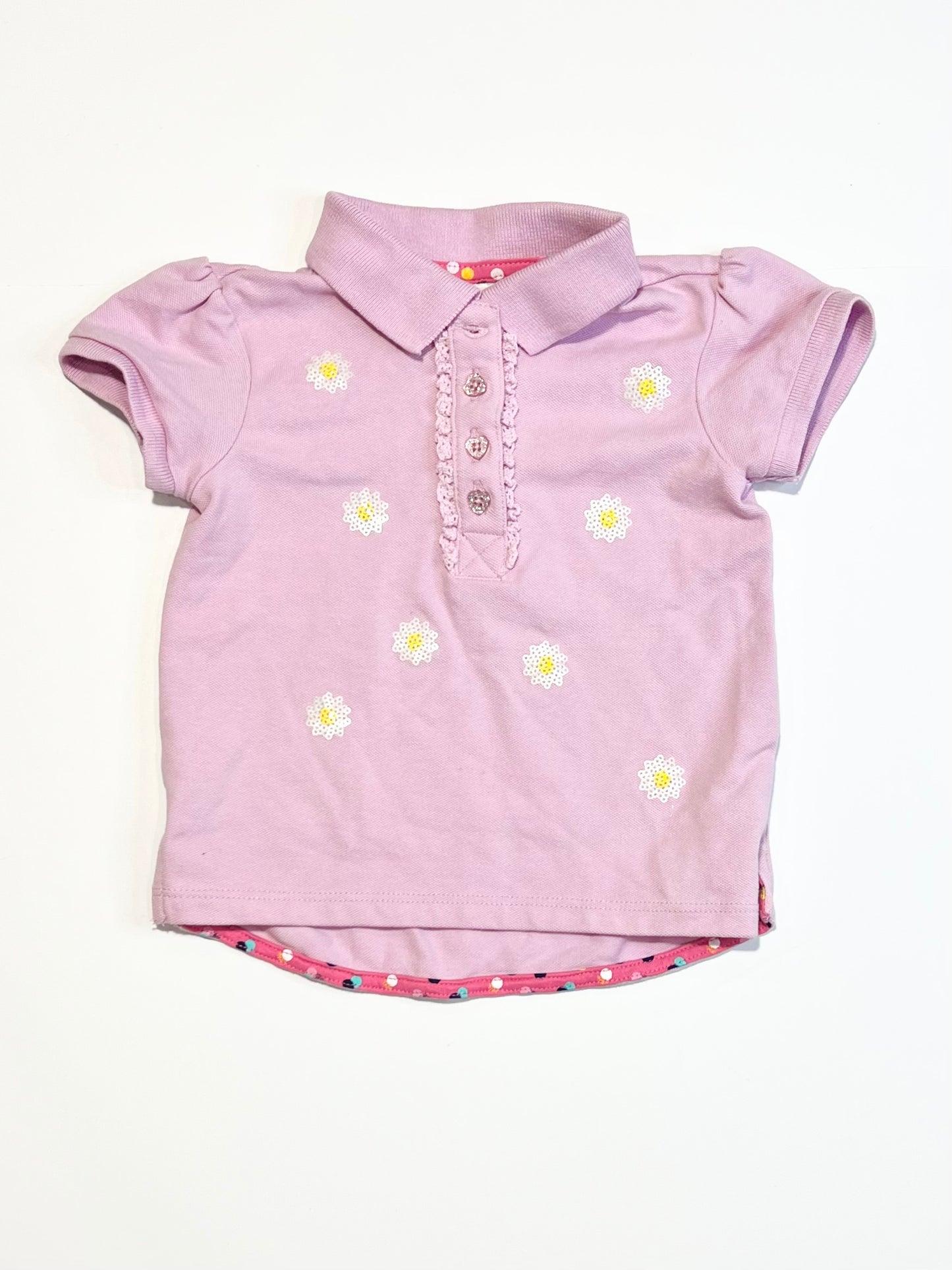 Sequined polo shirt - Size 1