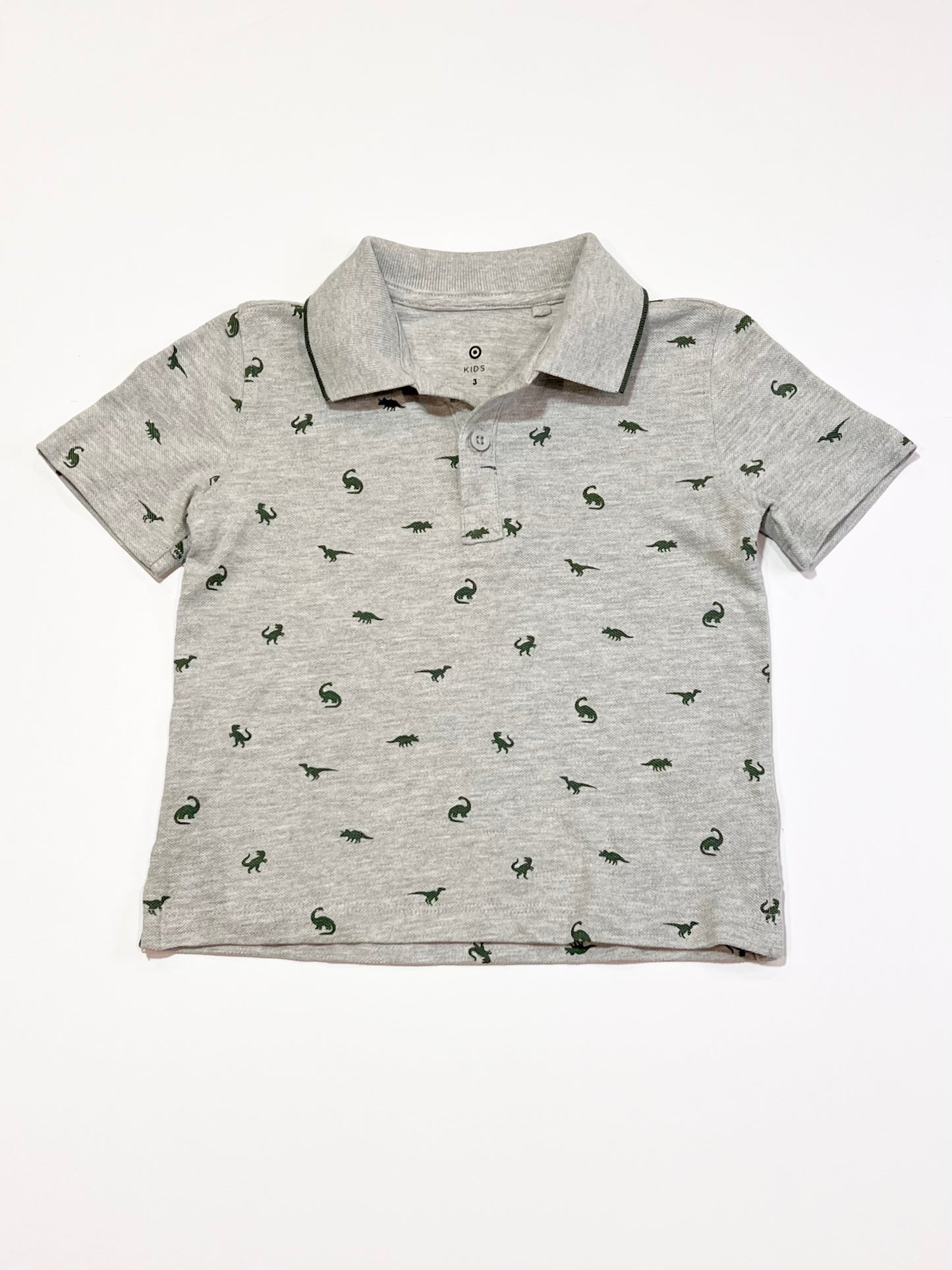 Grey dino polo shirt - Size 3