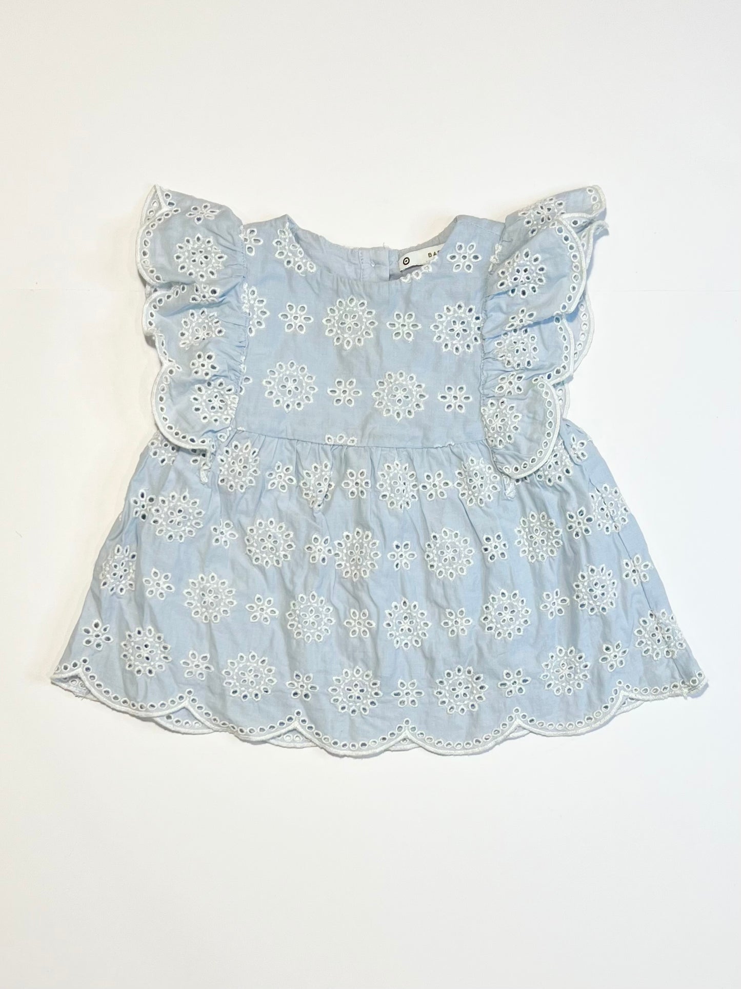 Ruffle cutwork top - Size 1