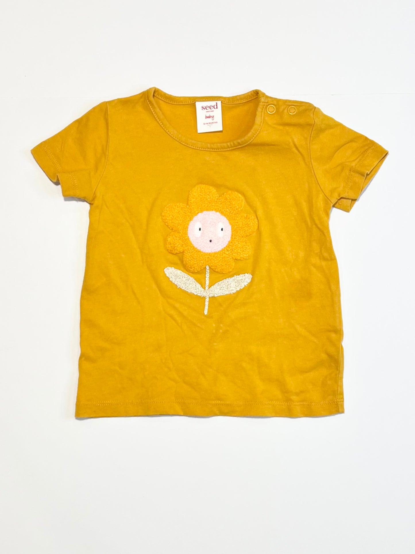 Mustard flower tee - Size 1