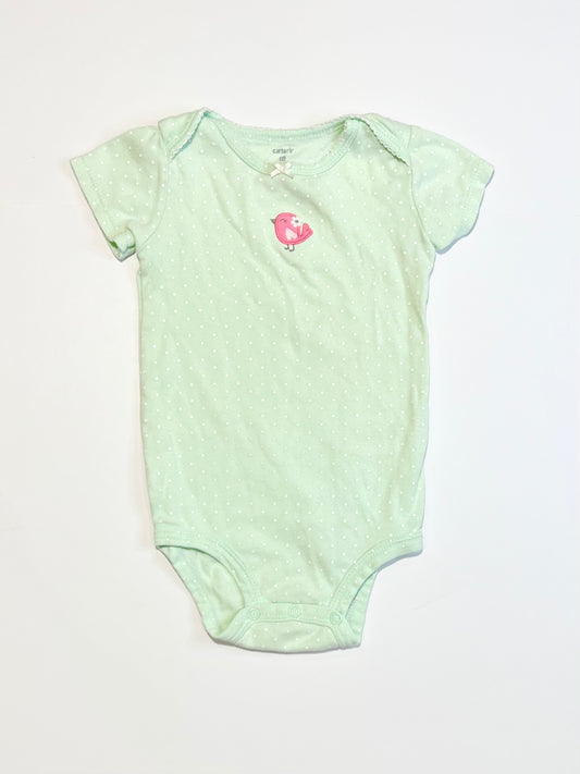 Green bird bodysuit - Size 1