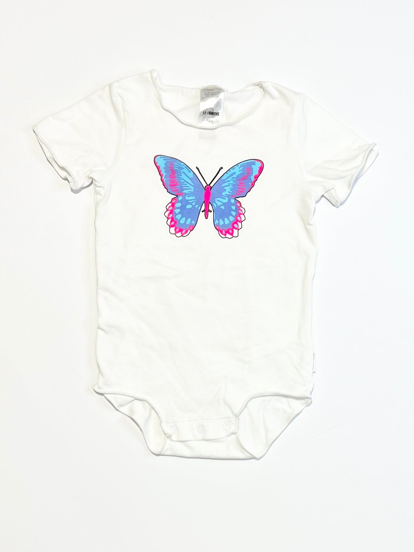 White butterfly bodysuit - Size 1