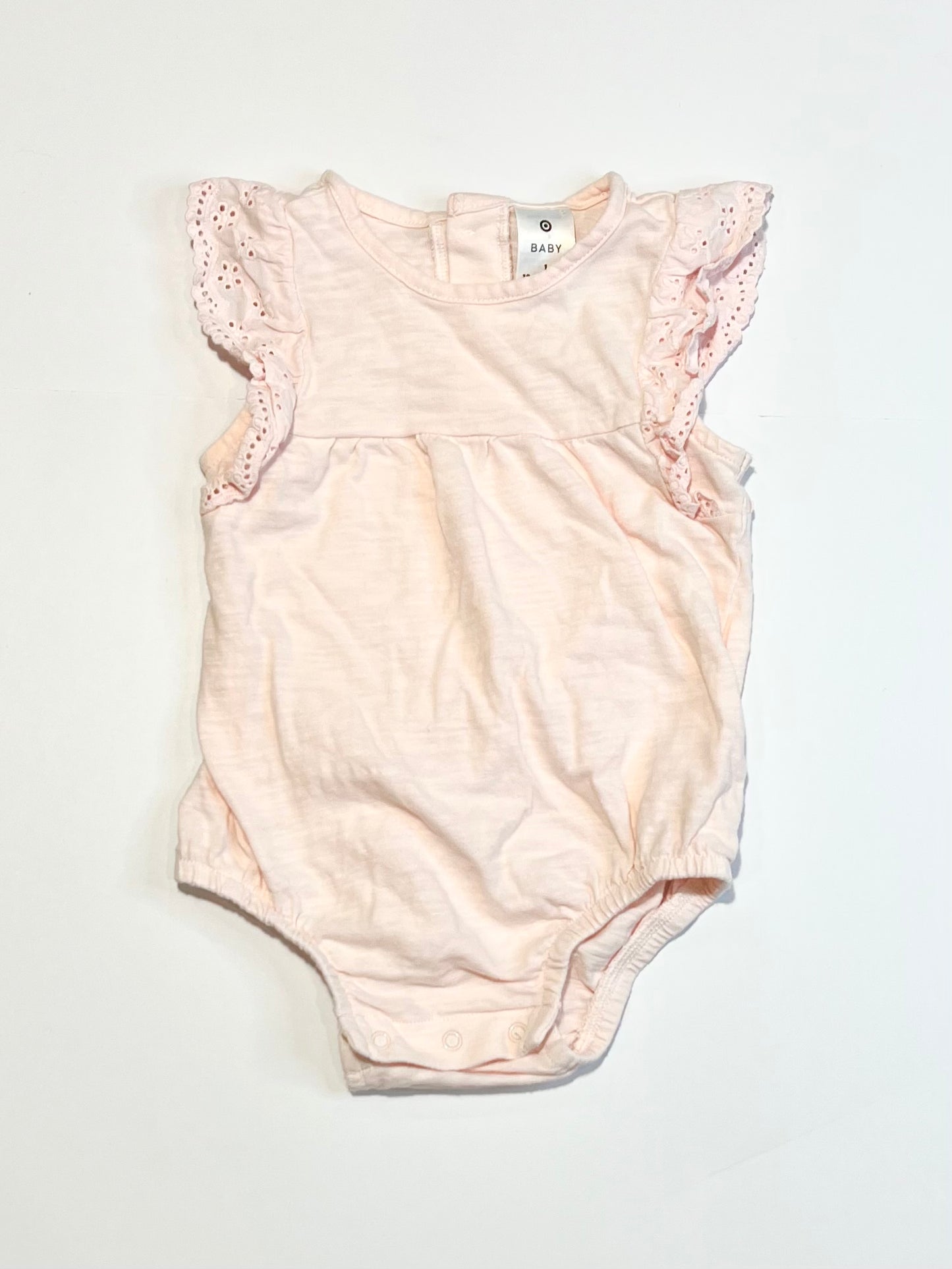 Pink ruffle bodysuit - Size 1