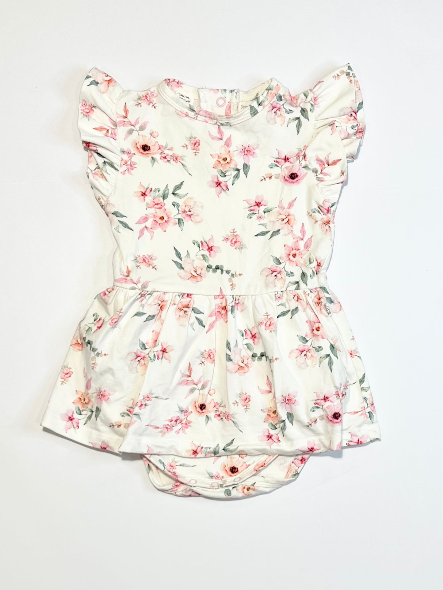 Floral dress bodysuit - Size 1