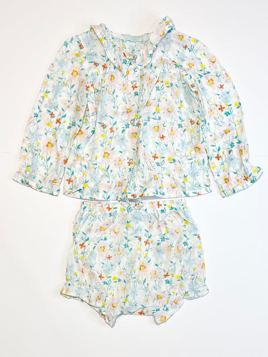 Floral cotton set - Size 1