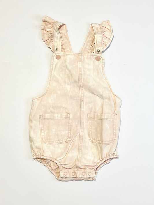 Pink denim romper - Size 1