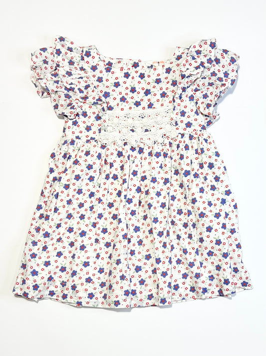 Cotton floral dress - Size 1