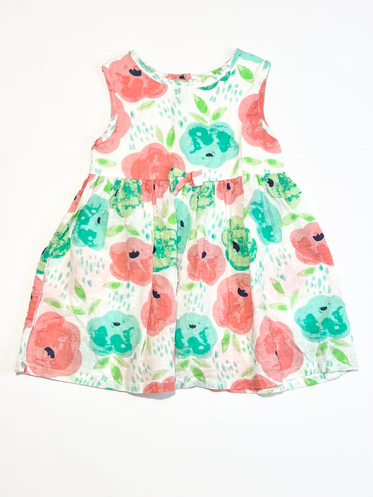 Floral cotton dress - Size 1
