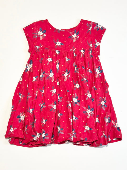 Floral viscose dress - Size 1