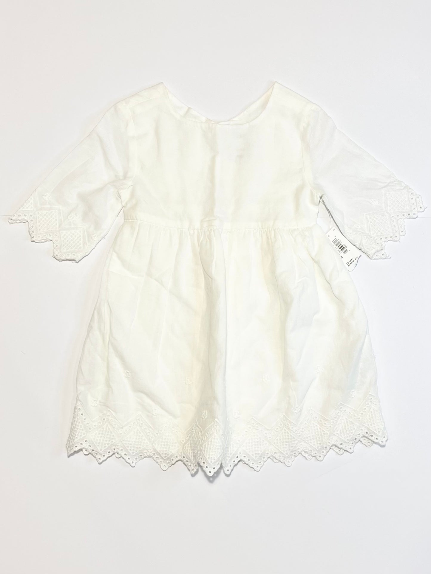 White cutwork dress brand new - Size 1