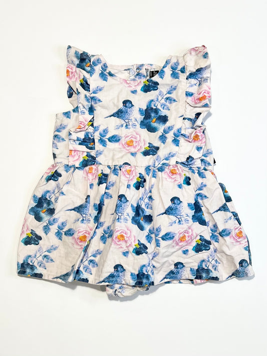 Floral ruffle dress - Size 1