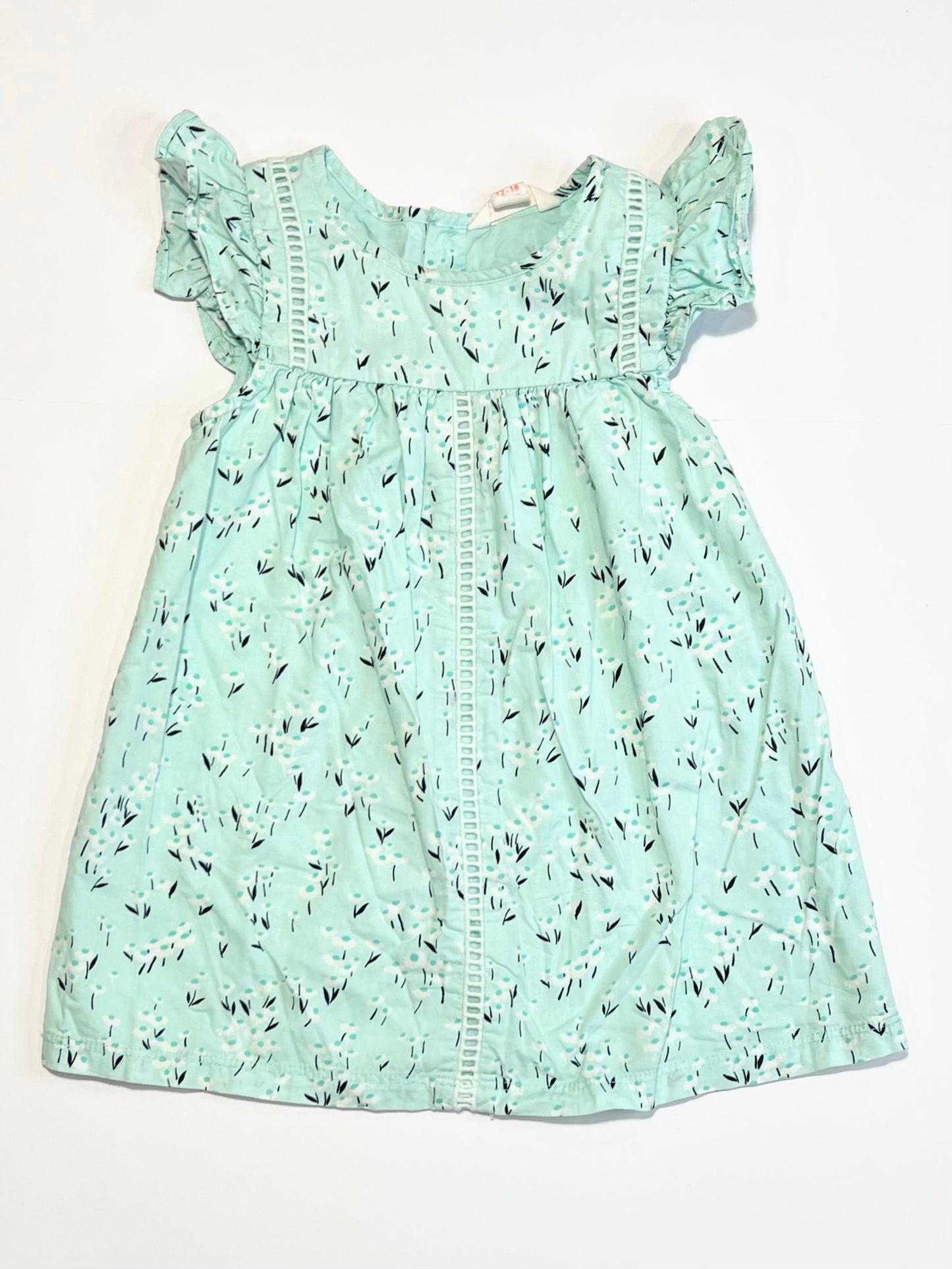 Green floral dress - SIze 1