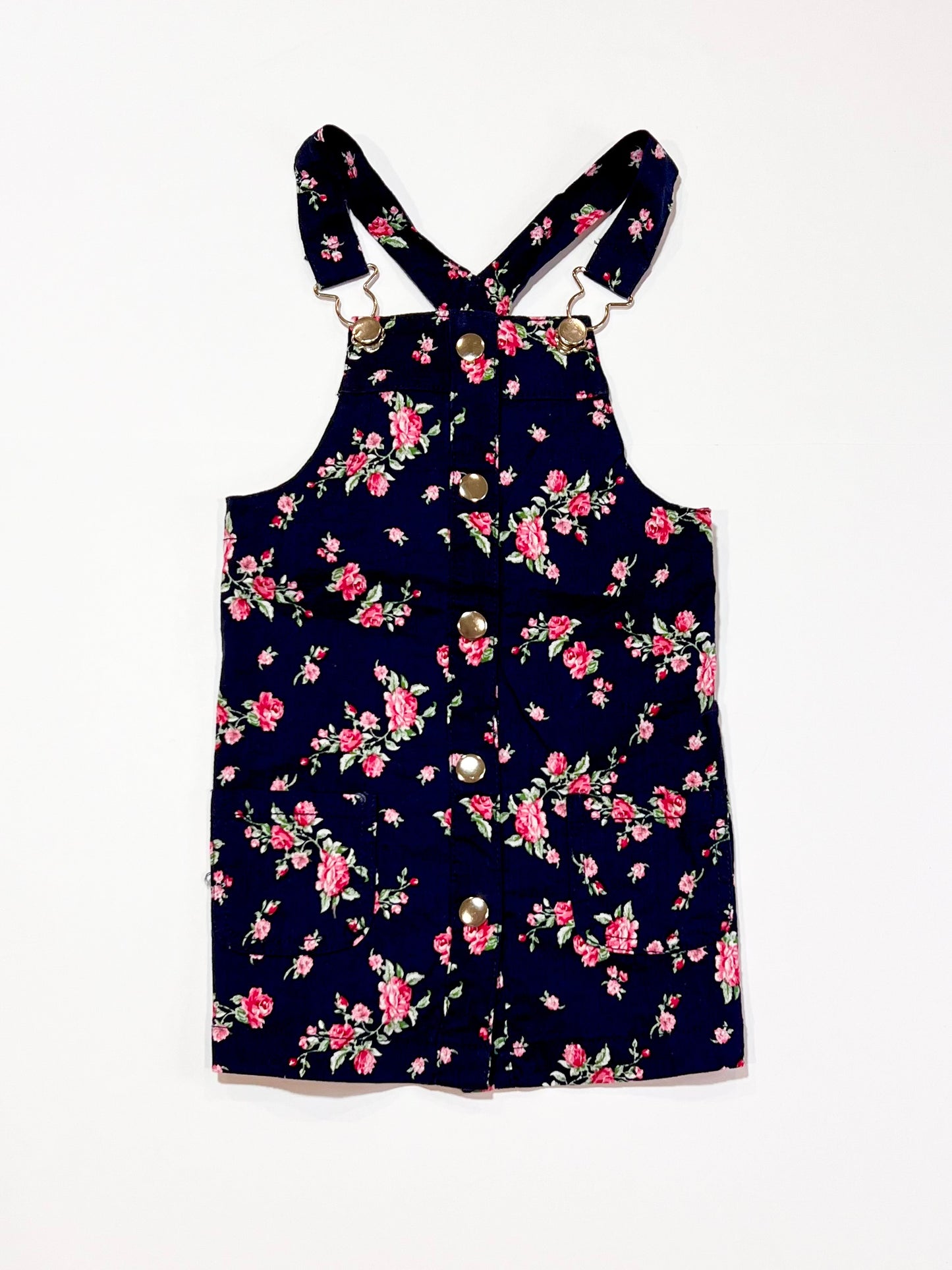 Floral pinafore - Size 3