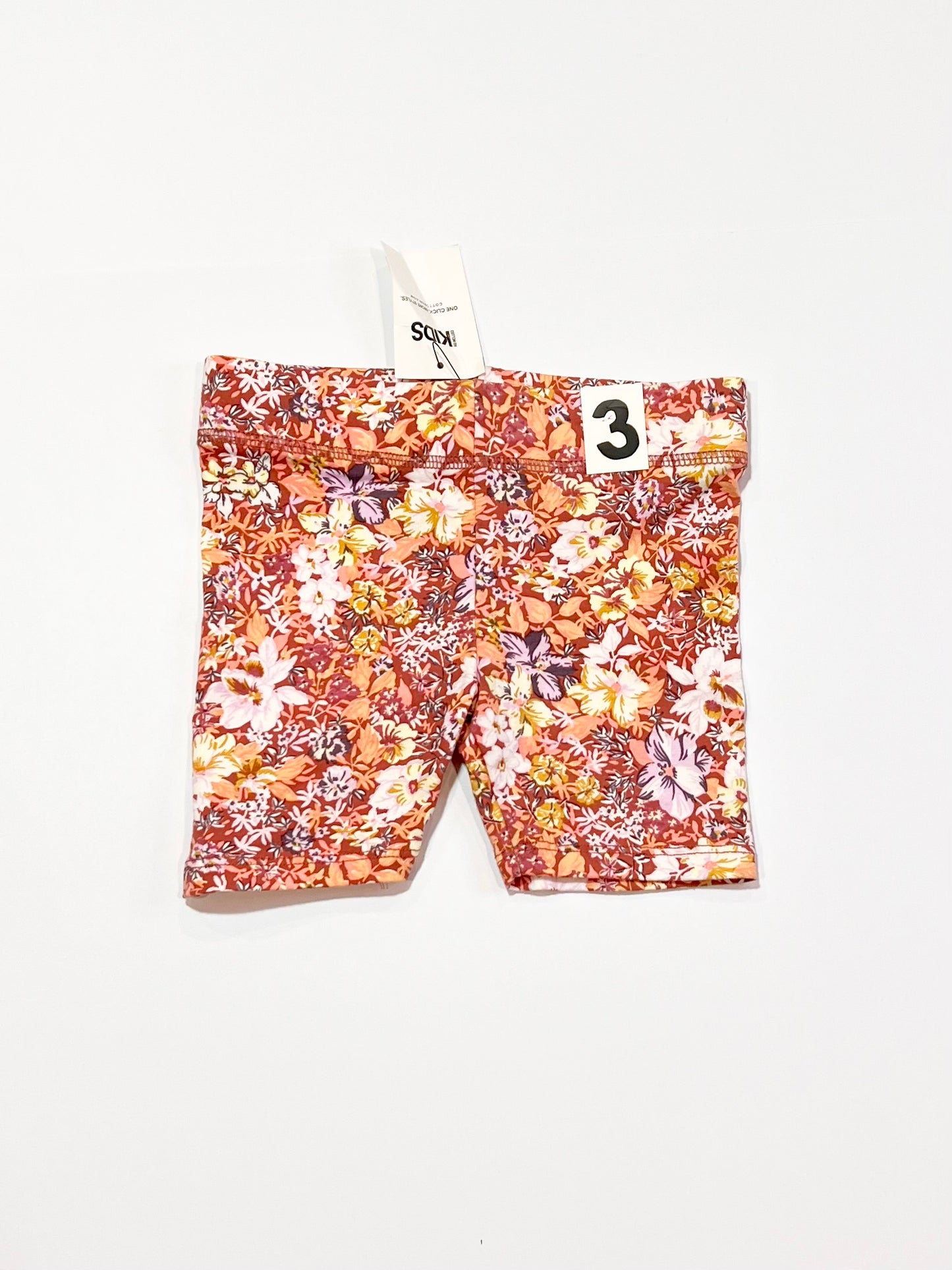 Floral bike pants brand new - Size 3