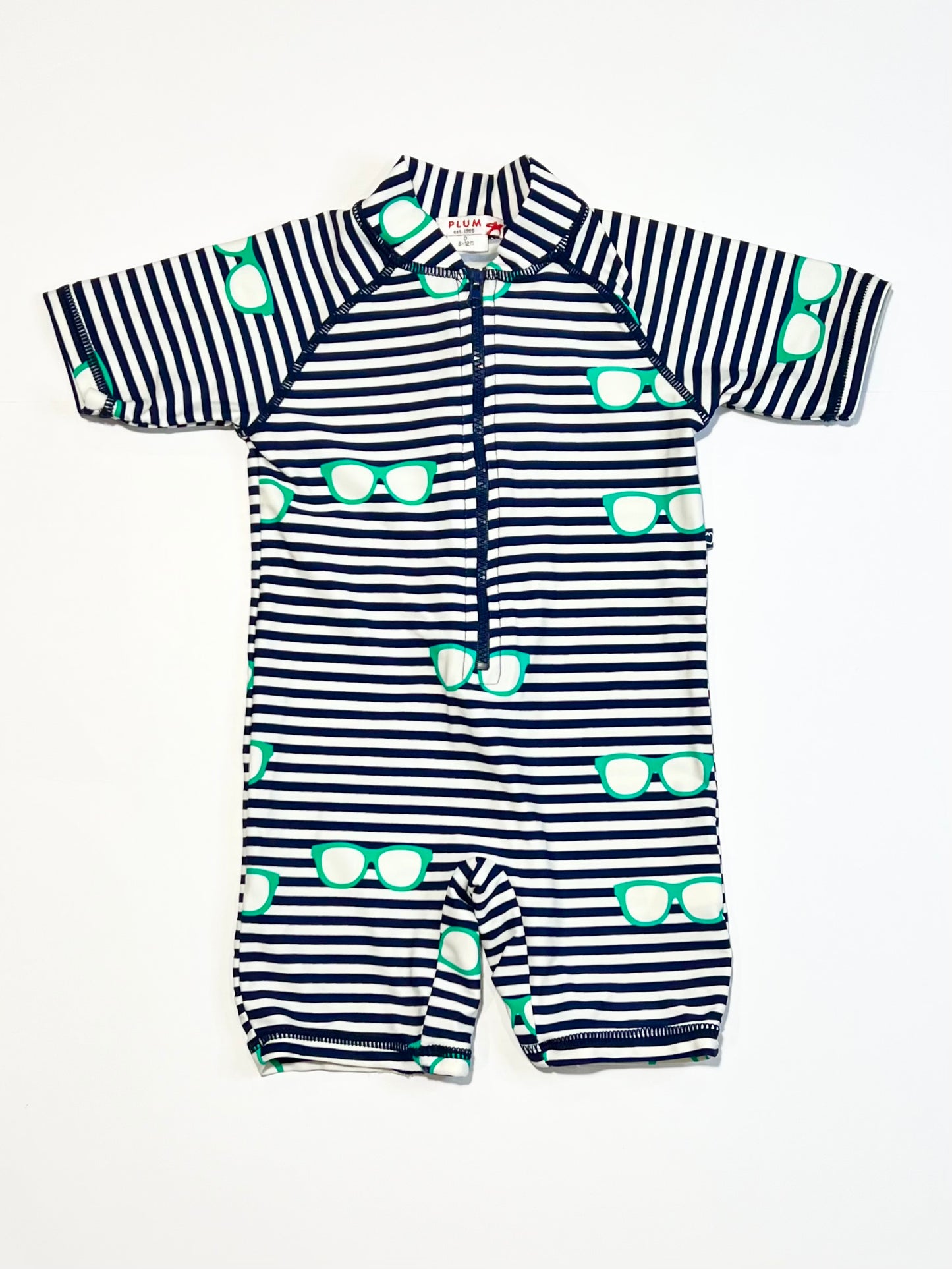 Striped glasses swimsuit - Size 0