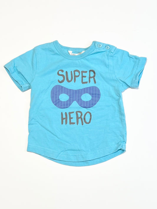 Super hero tee - Size 6-9 months