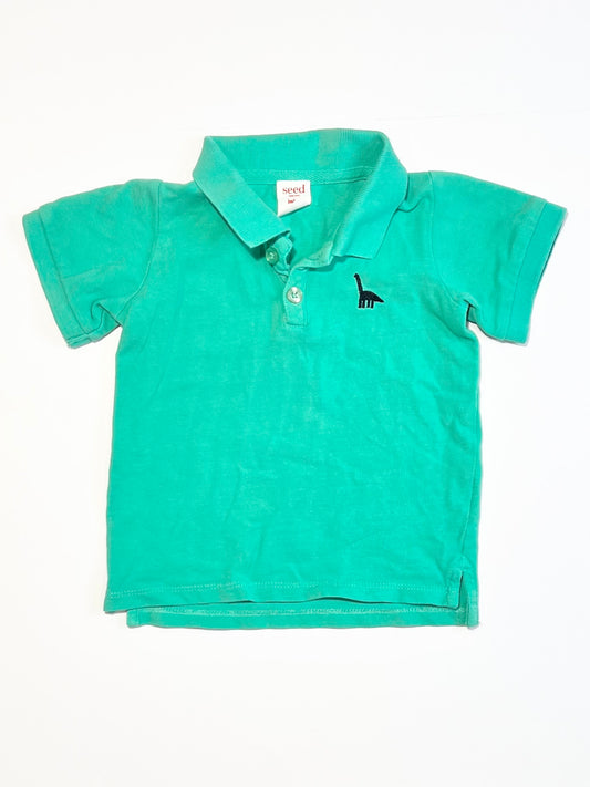 Green polo shirt - Size 0