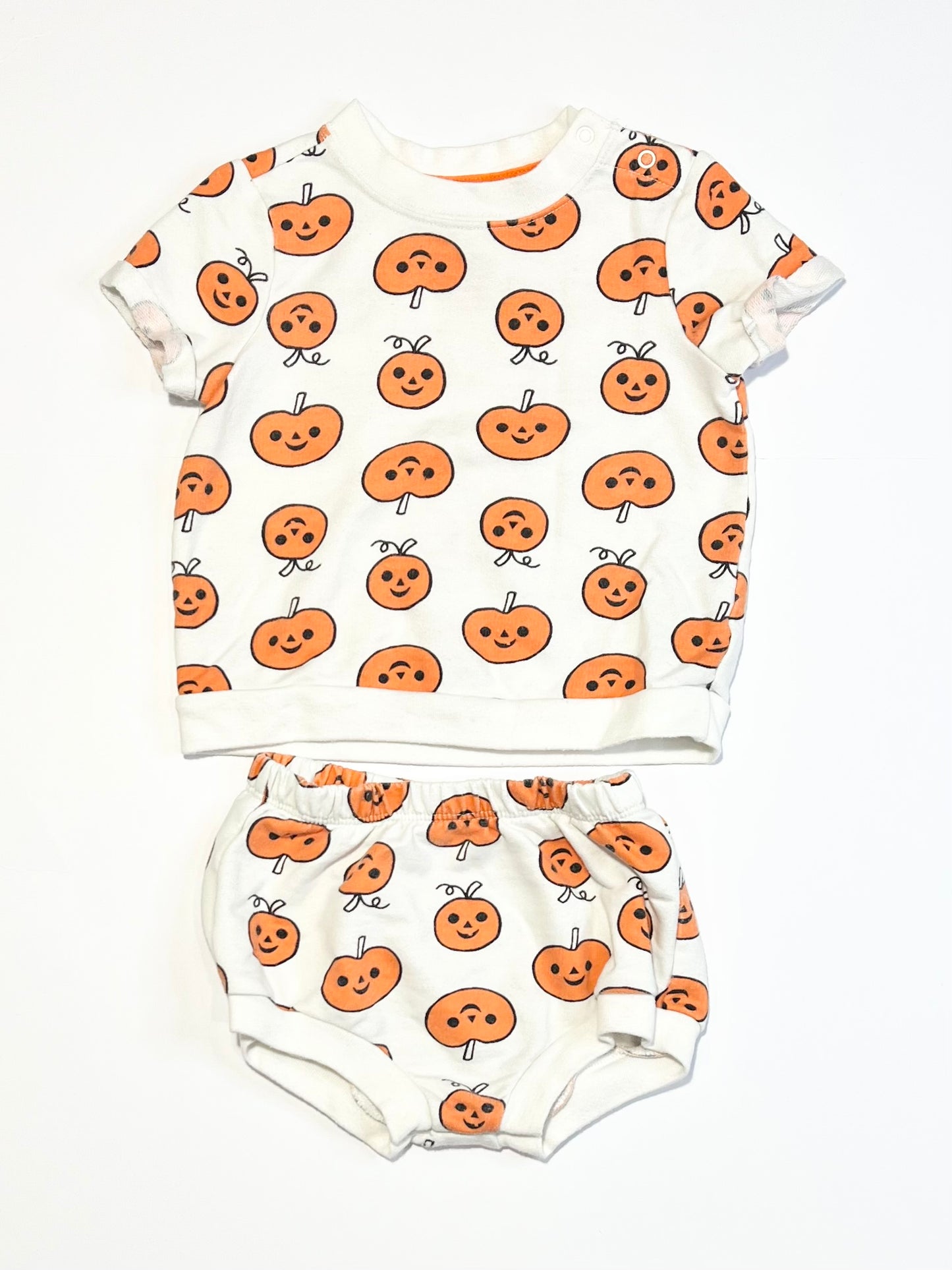 Halloween pumpkin set - Size 6-9 months