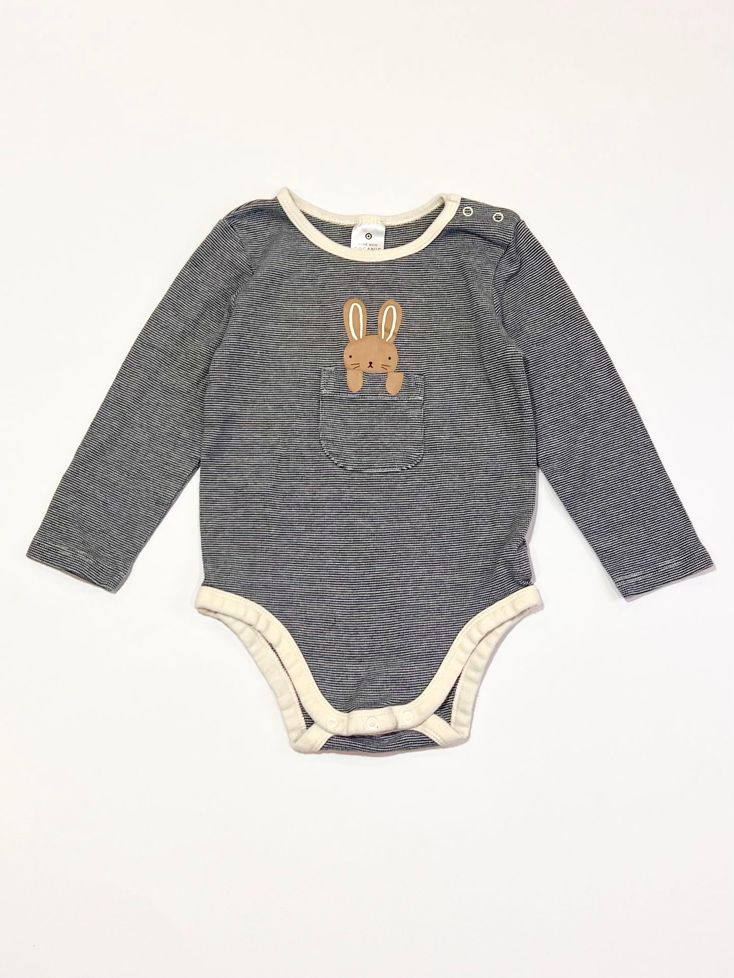 Navy bunny bodysuit - Size 2