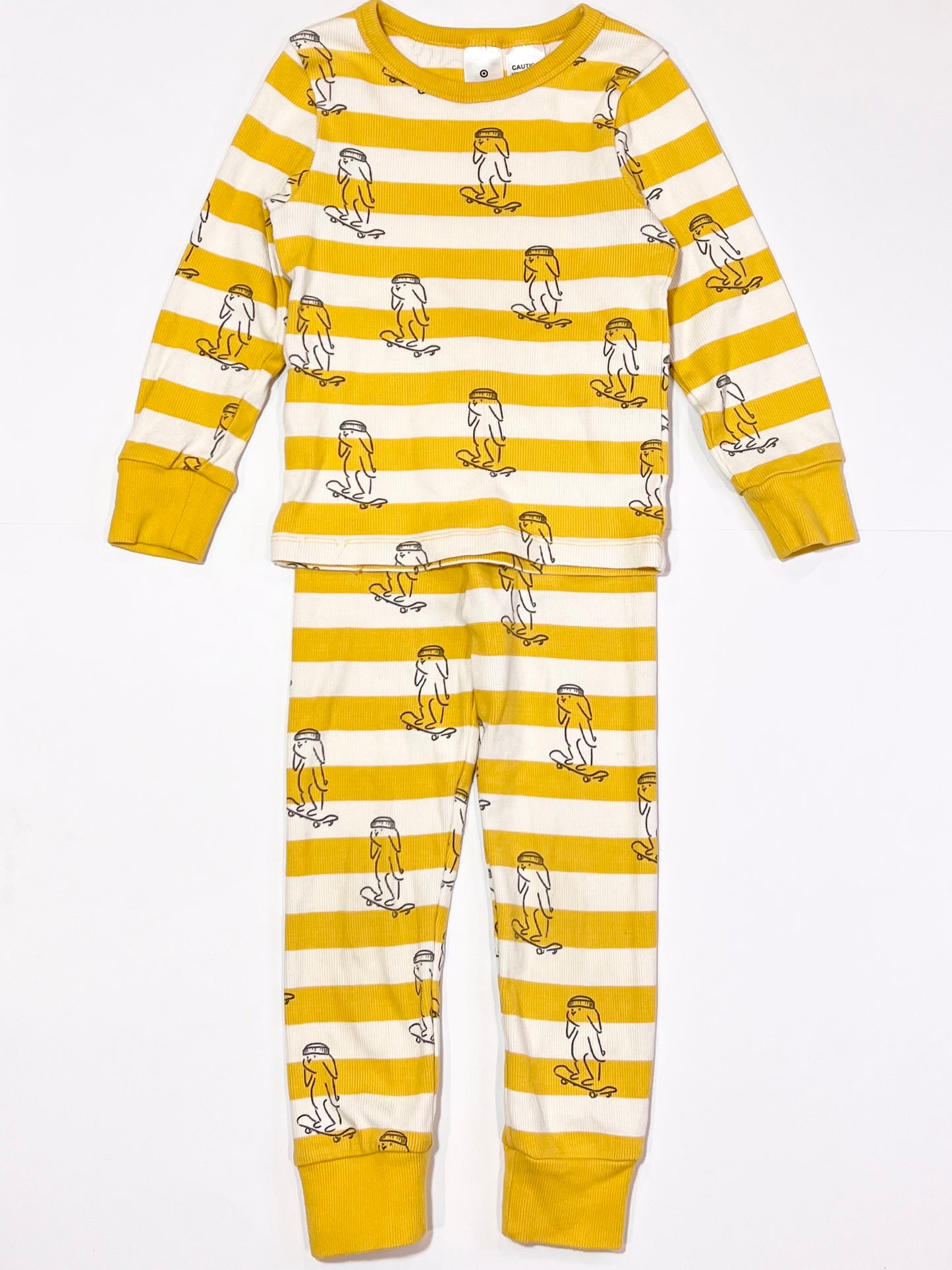Ribbed bunny pyjamas - Size 3