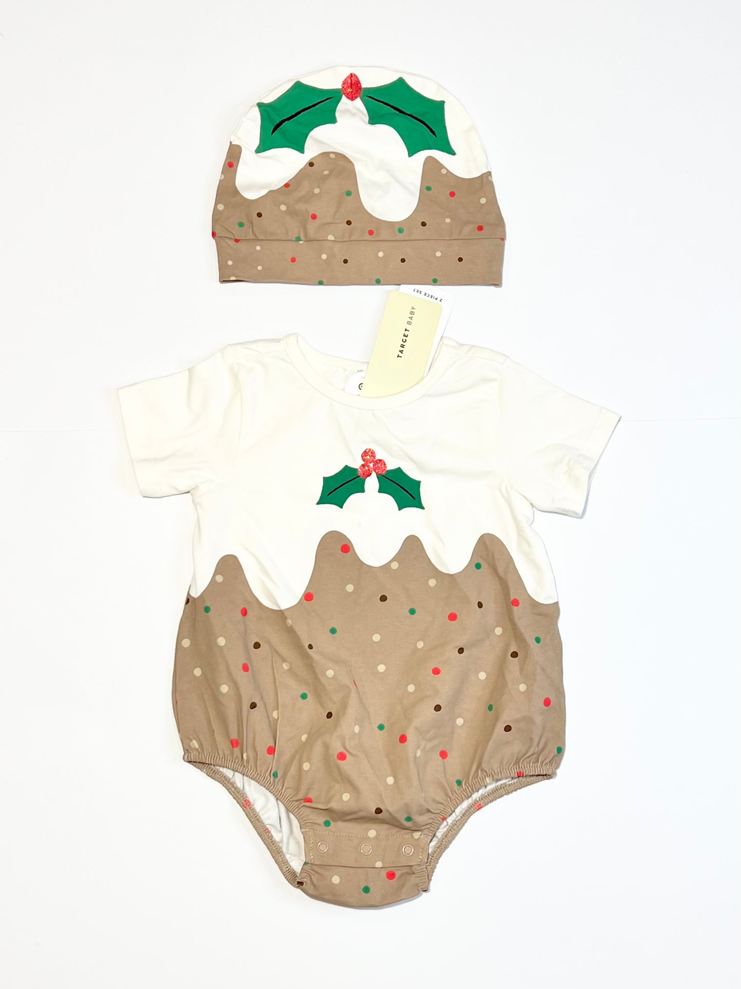 Christmas bubblesuit brand new - Size 0