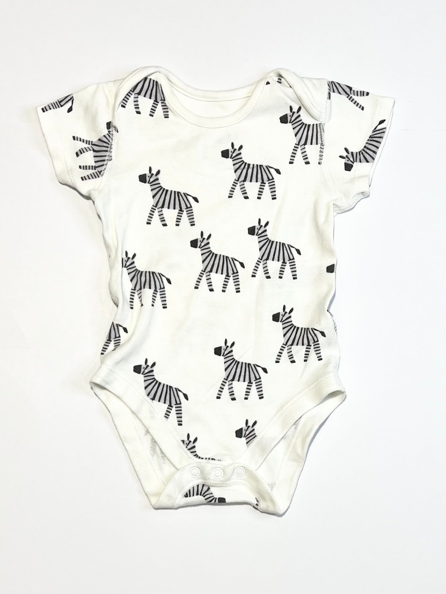 Zebras bodysuit - Size 6-9 months