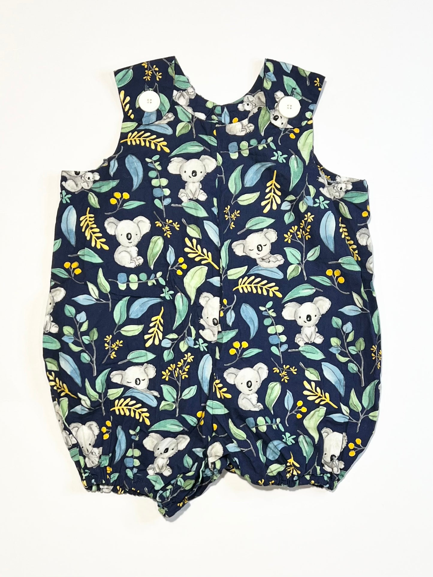 Navy koalas romper - Size 0