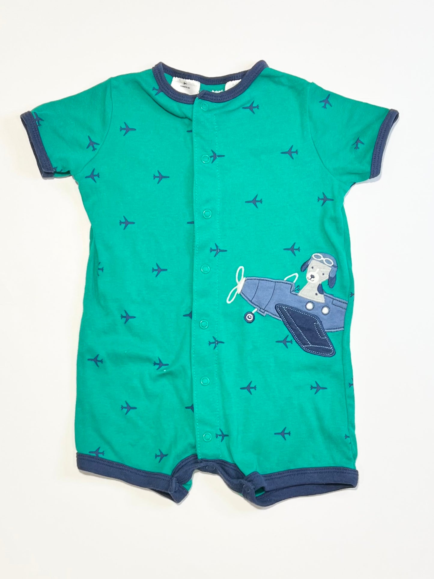 Flying dog romper - Size 9-12 months