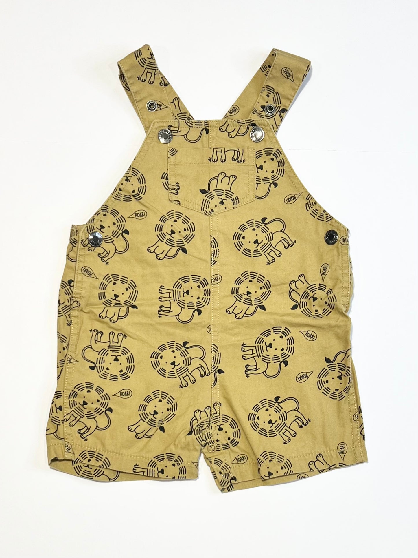 Brown lions shortalls - Size 0