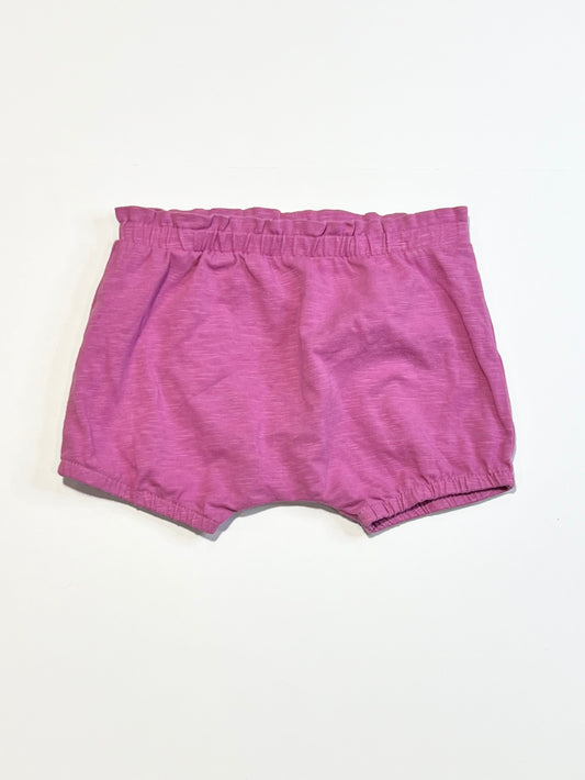 Purple jersey shorts - Size 0