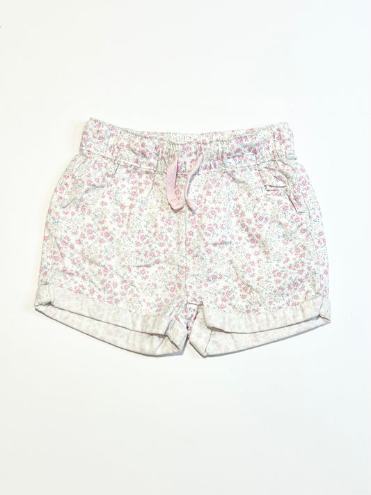 Floral shorts - Size 0