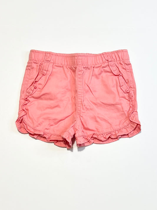 Pink ruffle shorts - Size 0
