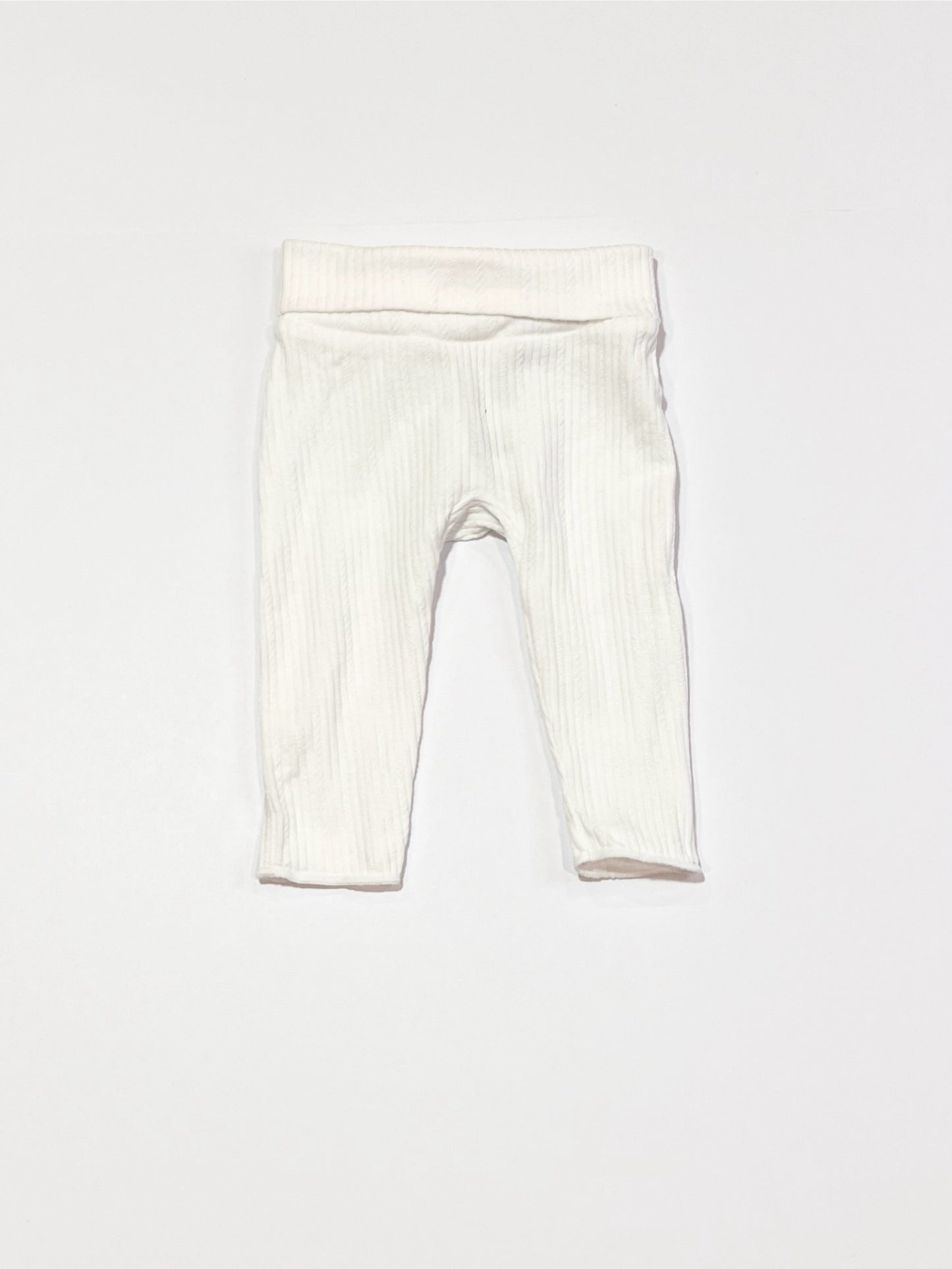 White ribbed pants - Size 0000