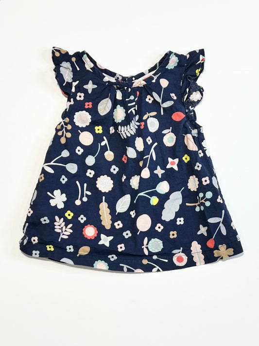 Cotton floral top - Size 0