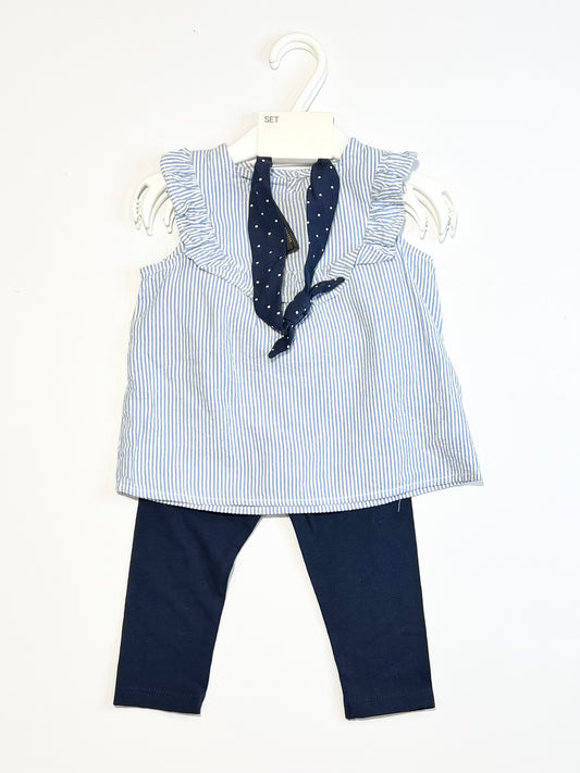Blue navy set brand new - Size 6-9 months