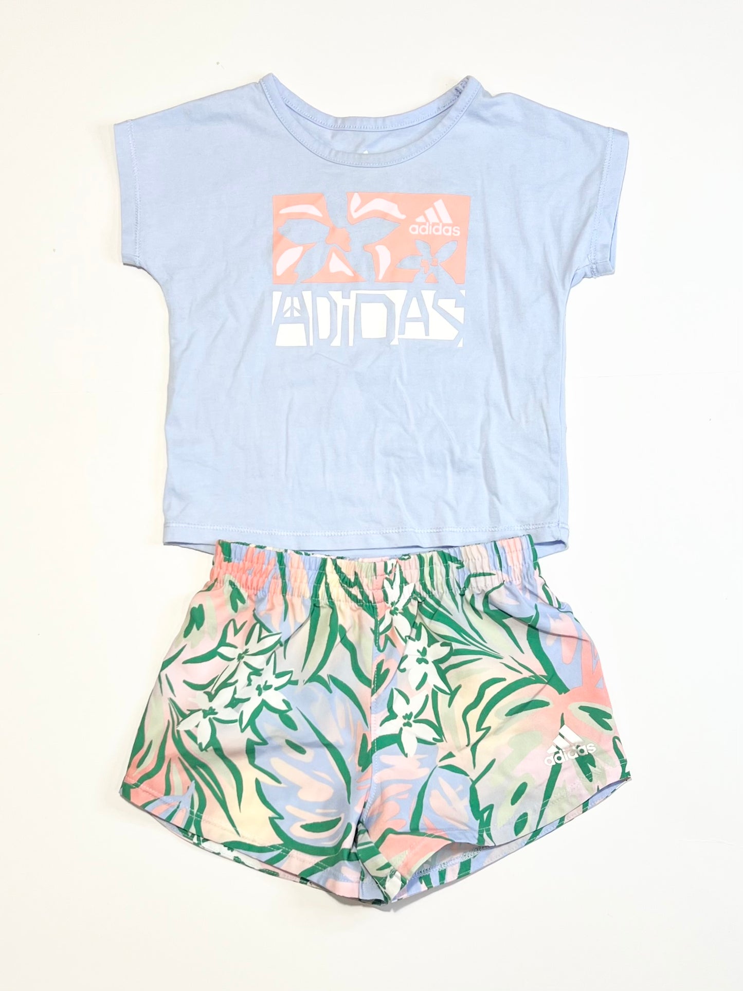 Blue floral set - Size 9-12 months