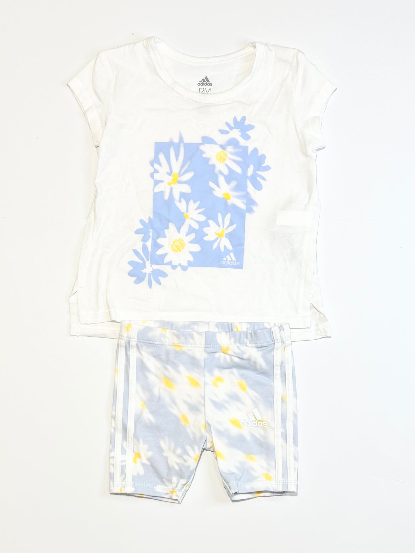 Blue floral set - Size 9-12 months
