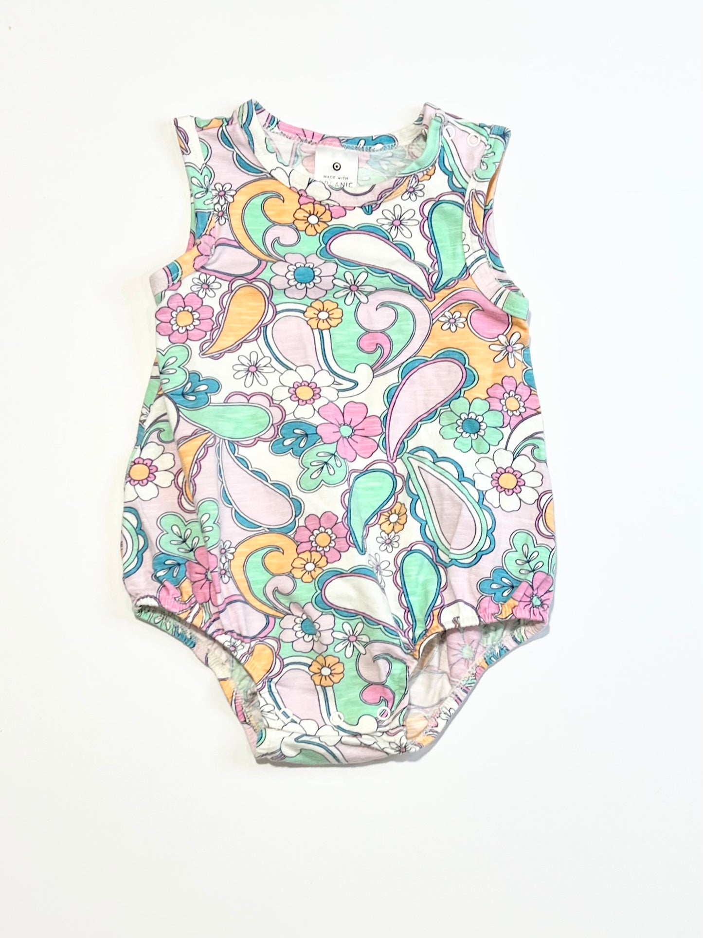 Floral bubblesuit - Size 0