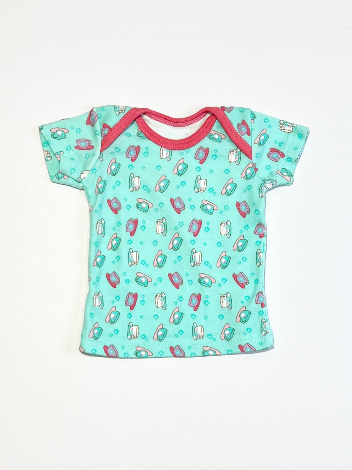 Green tea cups tee - Size 0000