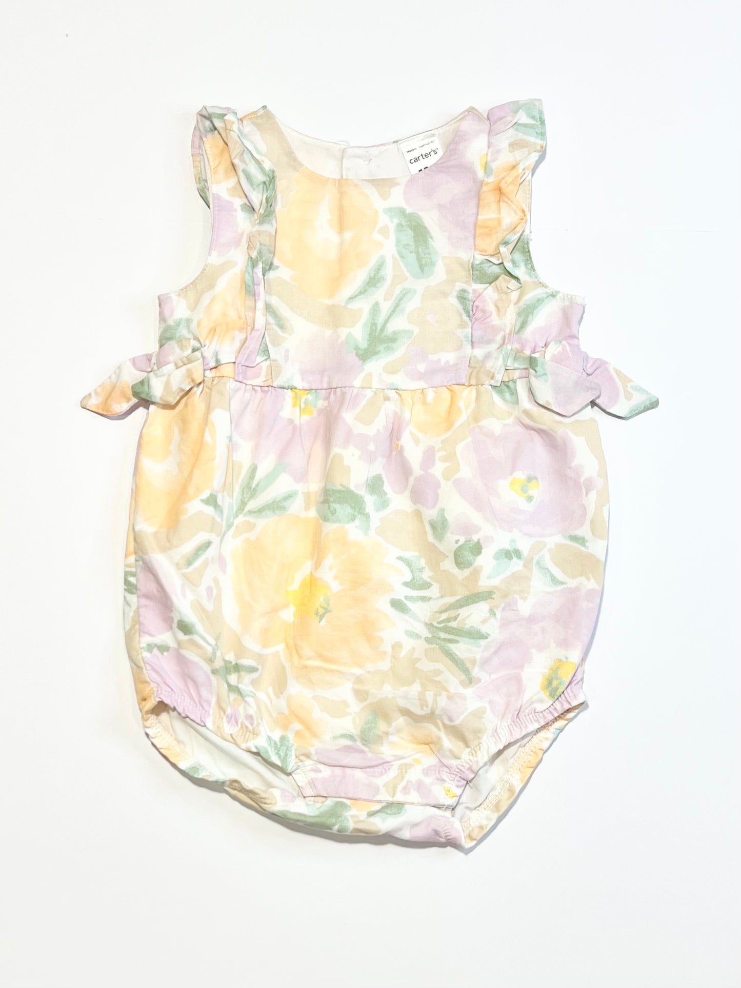 Floral romper - Size 9-12 months