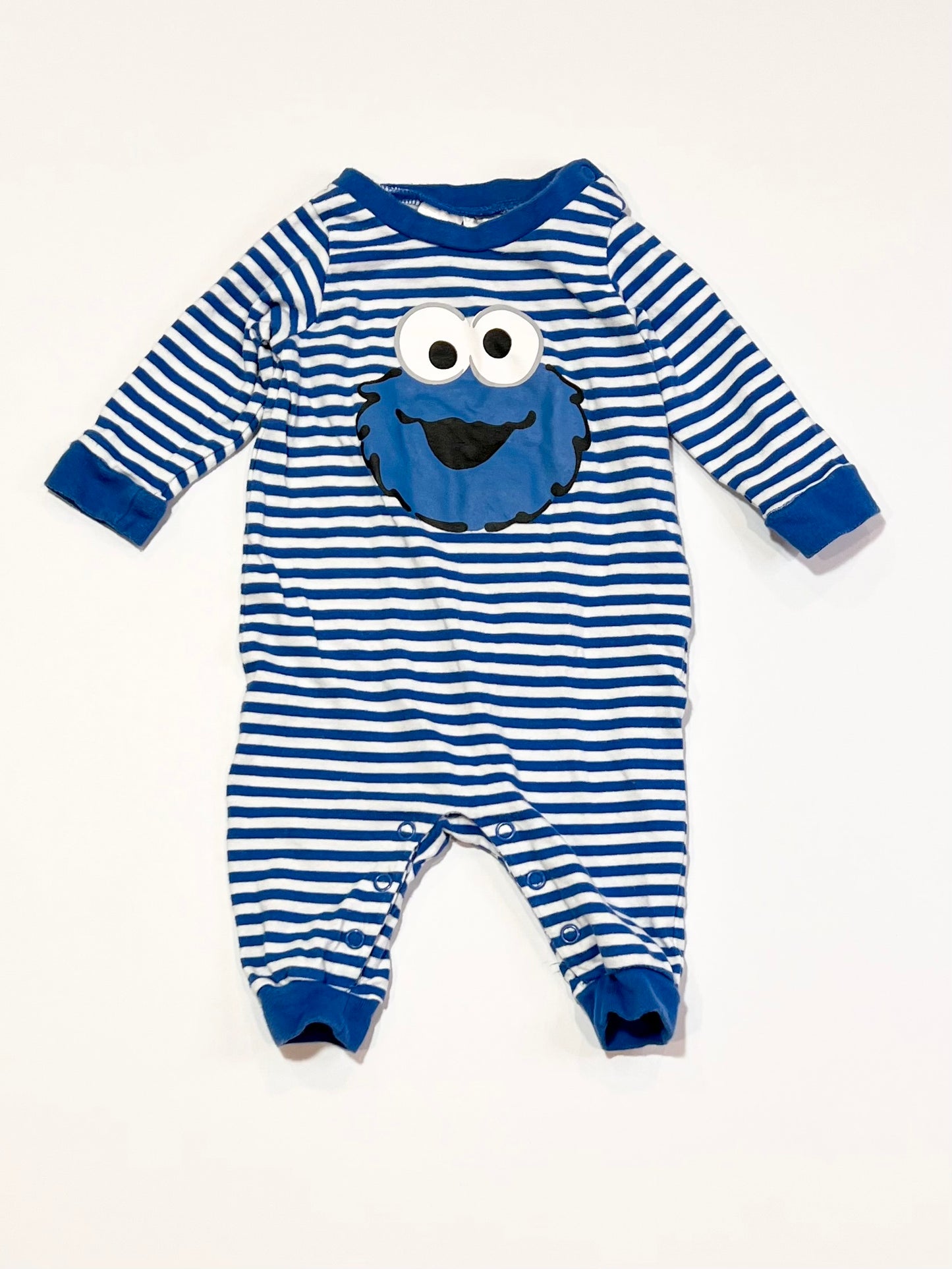 Cookie Monster onesie - Size 0000