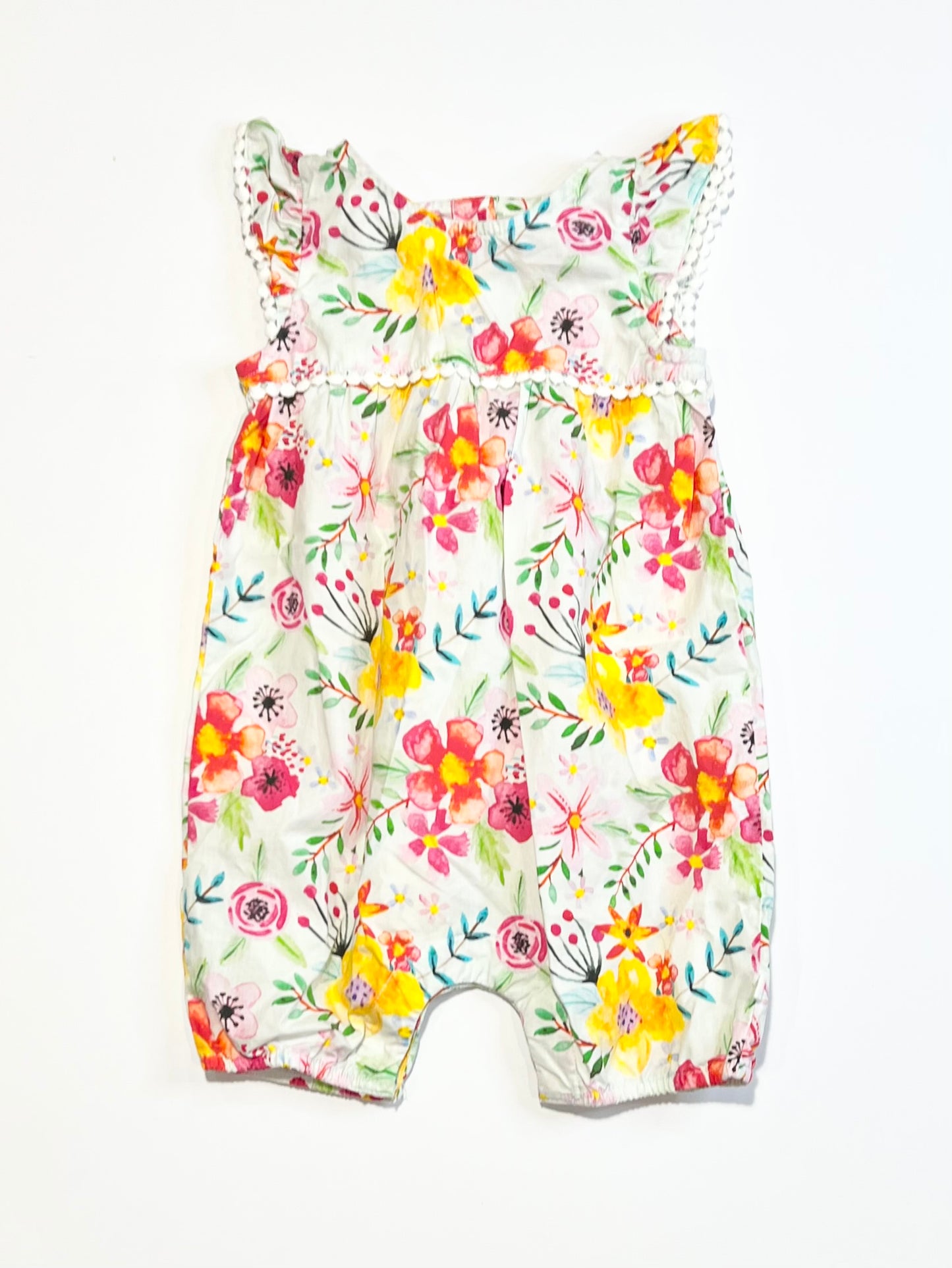 Floral romper - Size 0