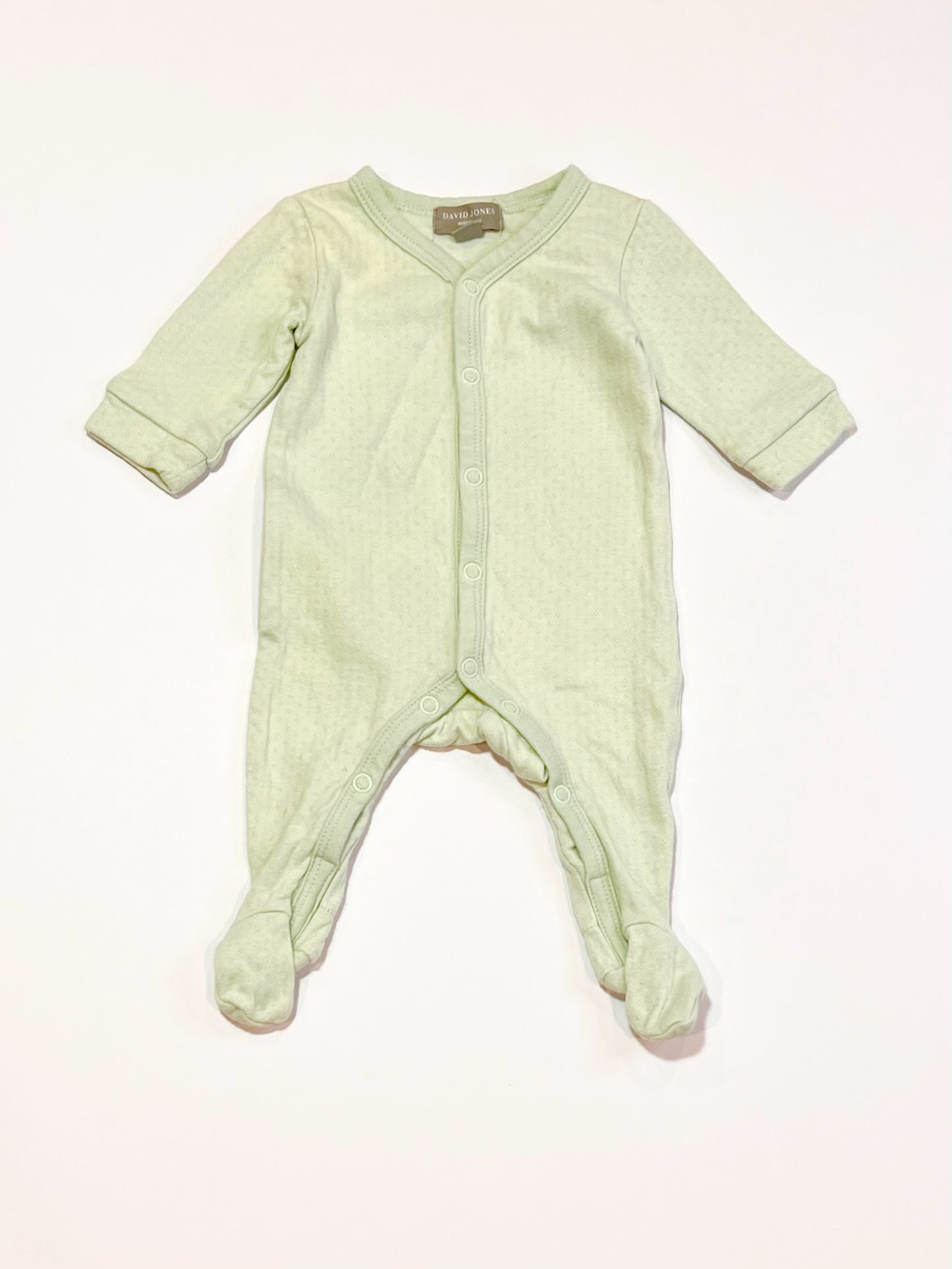 Green onesie - Size 0000