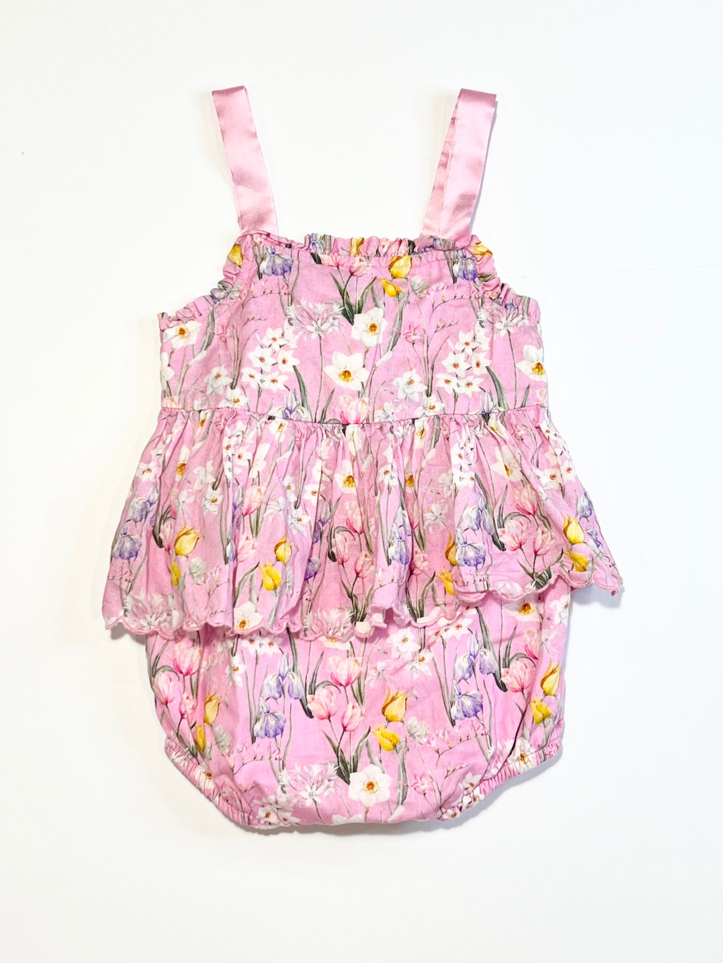 Floral ruffle romper - Size 0