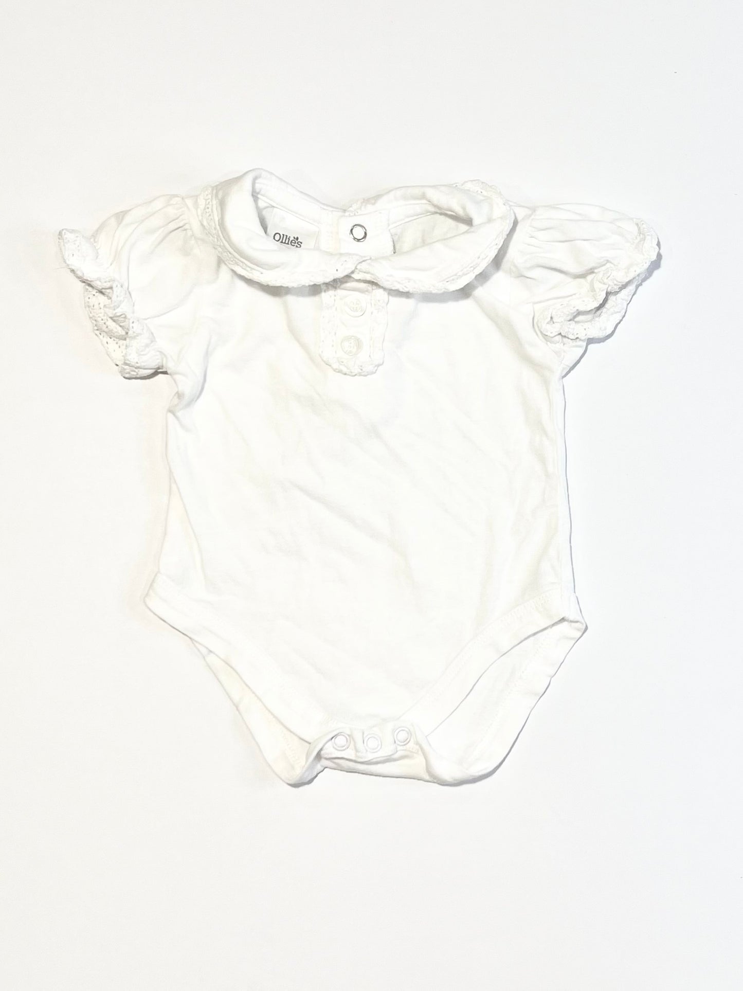 White collared bodysuit - Size 0000